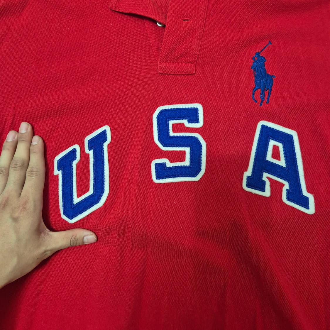 폴로 랄프로렌 빅포니 3 USA 반팔 카라티 상품이미지4