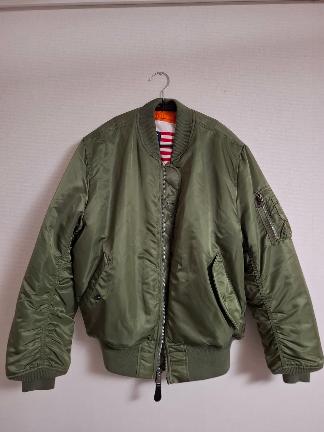 알파인더스트리 ma-1 블러드칫 m (레귤러) 상품이미지1