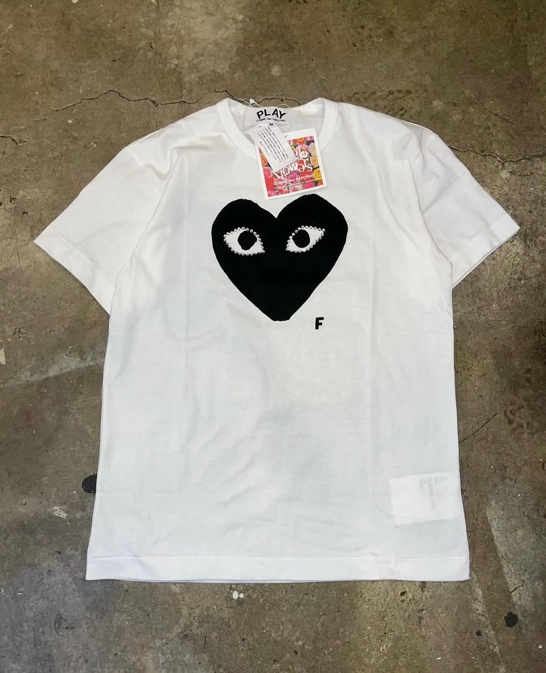 새상품) 꼼데가르송 큐빅 반팔 티셔츠 상품이미지4