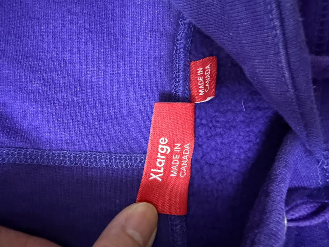 슈프림 크로스 로고 후드 XL 상품이미지3