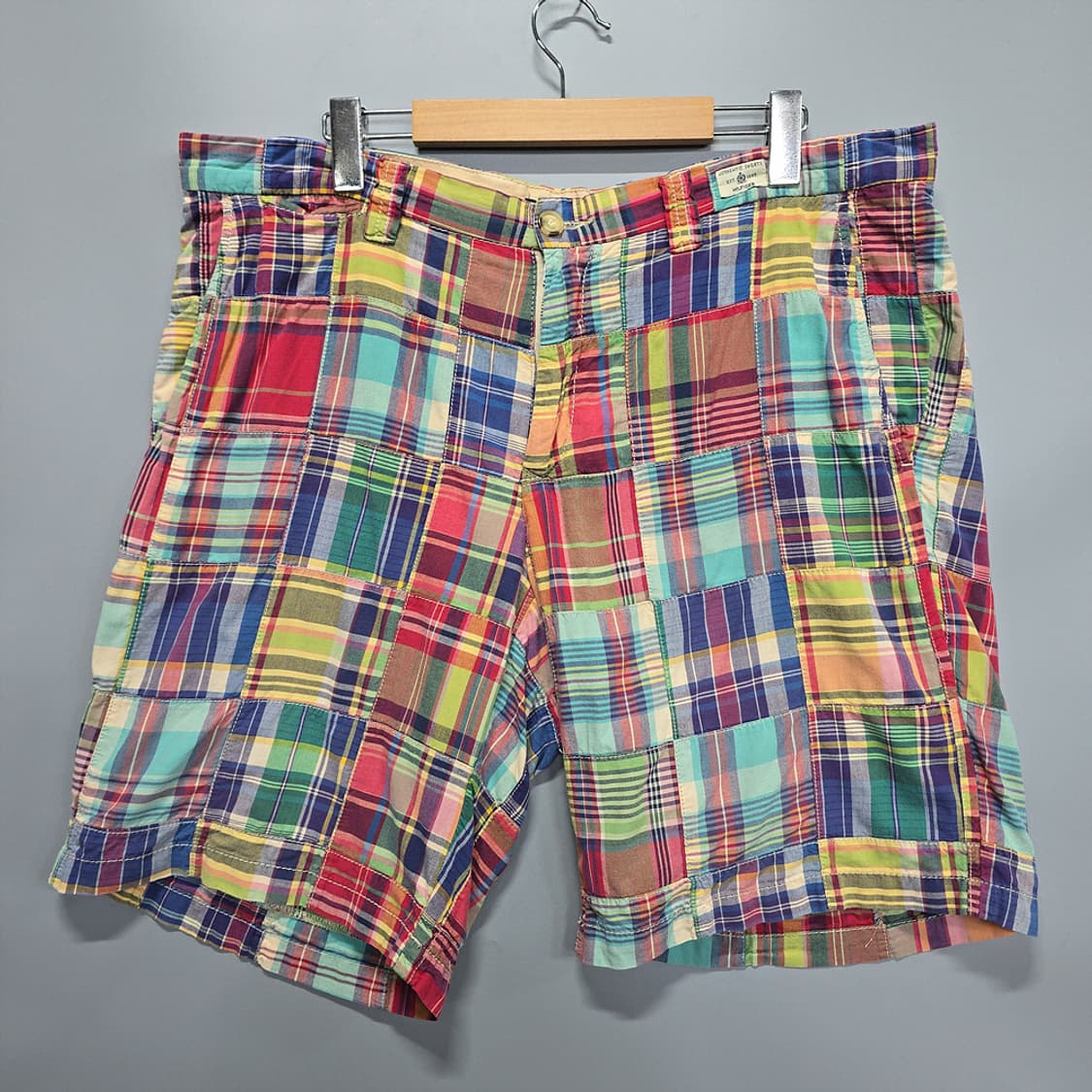 타미힐피거 TOMMY HILFIGER 패치워크 하프 팬츠 38 상품이미지1