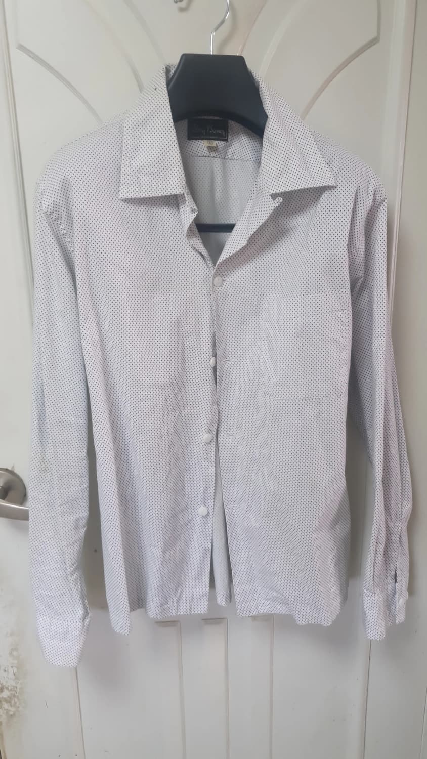 드라이본즈 도트셔츠 L 상품이미지1