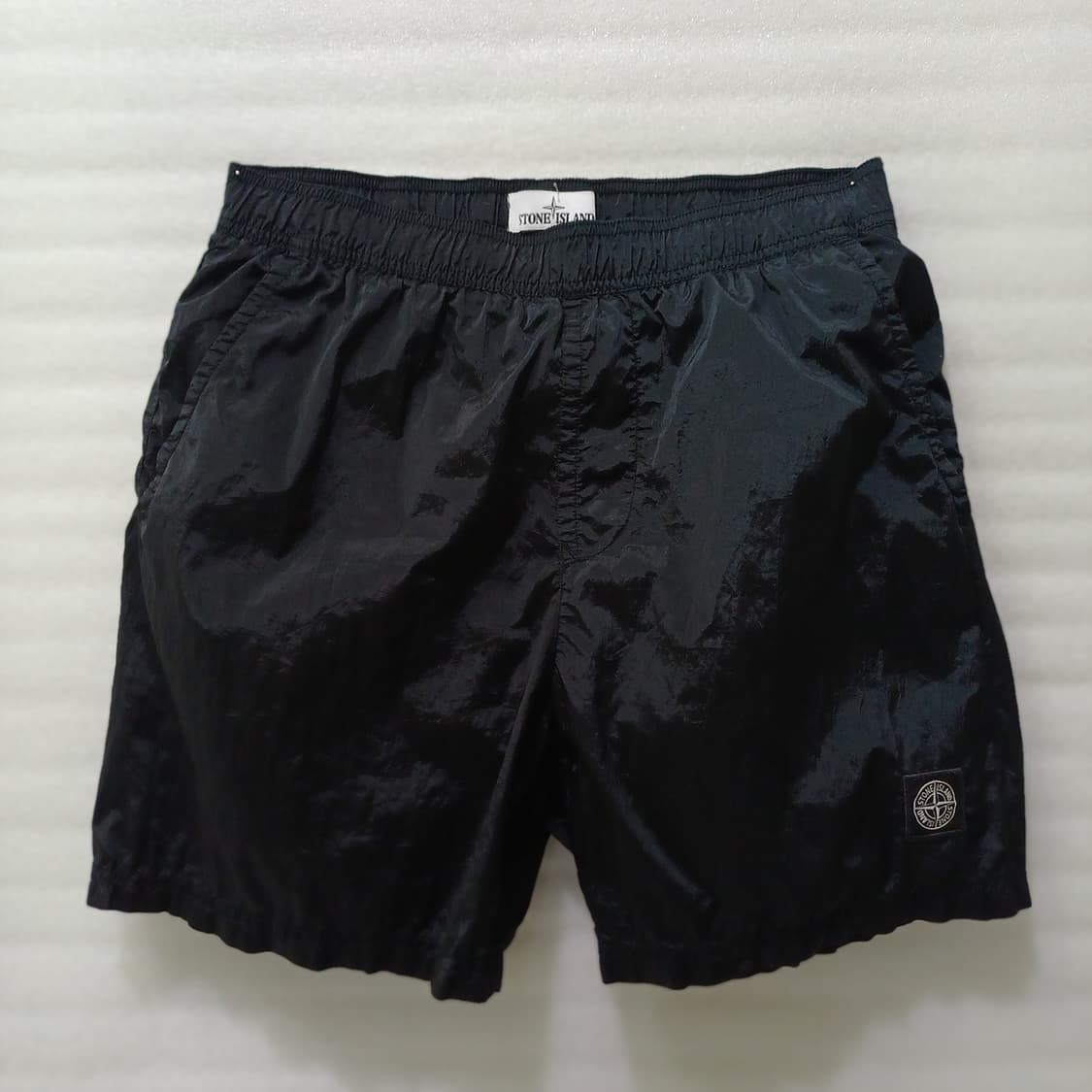 정품 스톤아일랜드 경량 메탈 스윔 팬츠 쇼츠 반바지 M 블랙 사랑봉봉 상품이미지1