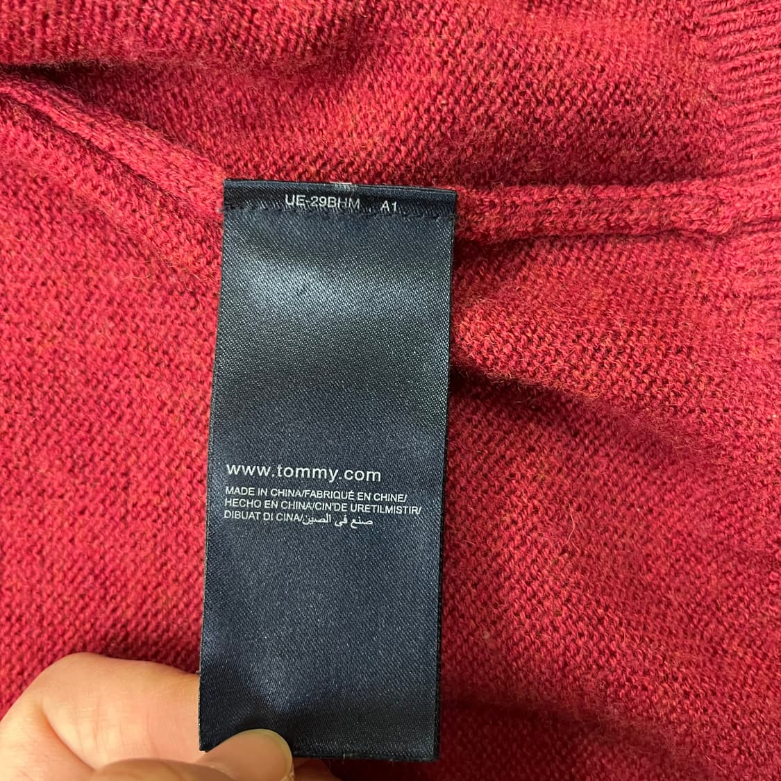 [M] 타미힐피거 워셔블 울 니트 집업 자켓 3973 상품이미지8