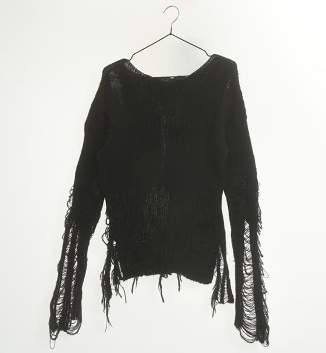 펑크 데미지 니트 갸루 y2k punk 그런지 상품이미지1