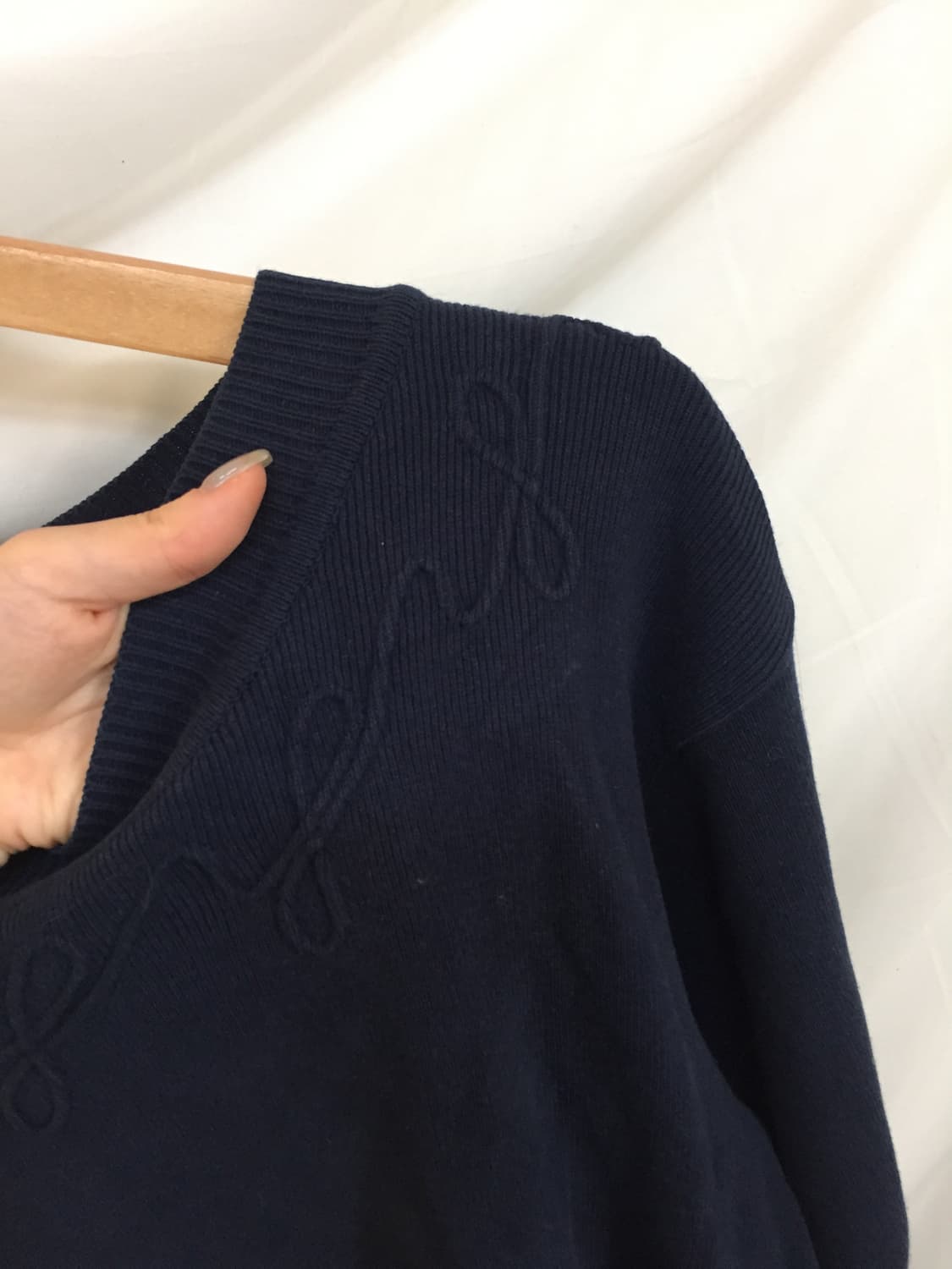 남색 니트 상품이미지4