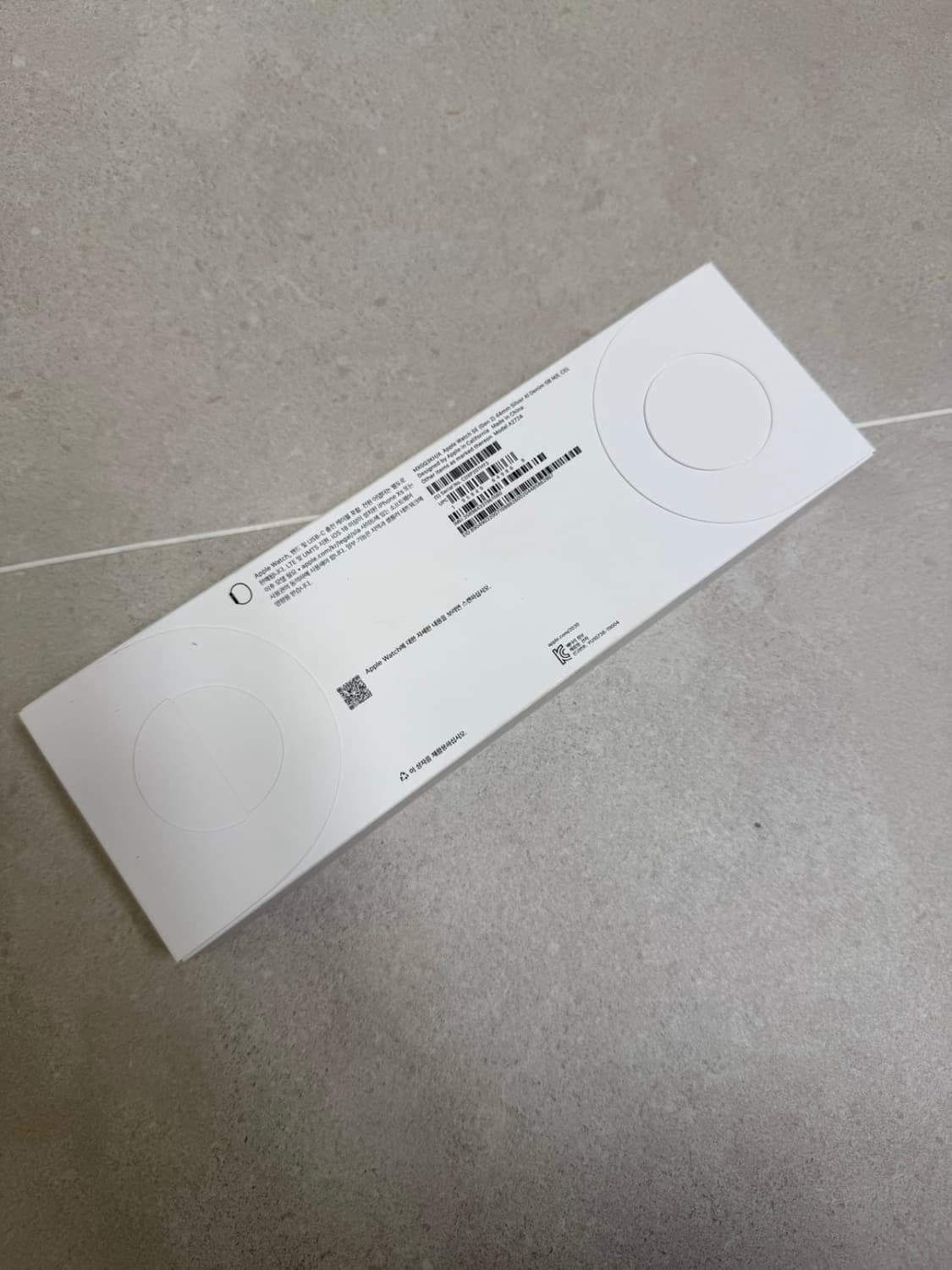 [44mm] 애플워치SE 2 셀룰러 실버 알루 미늄 데님 스포츠 밴드 상품이미지4