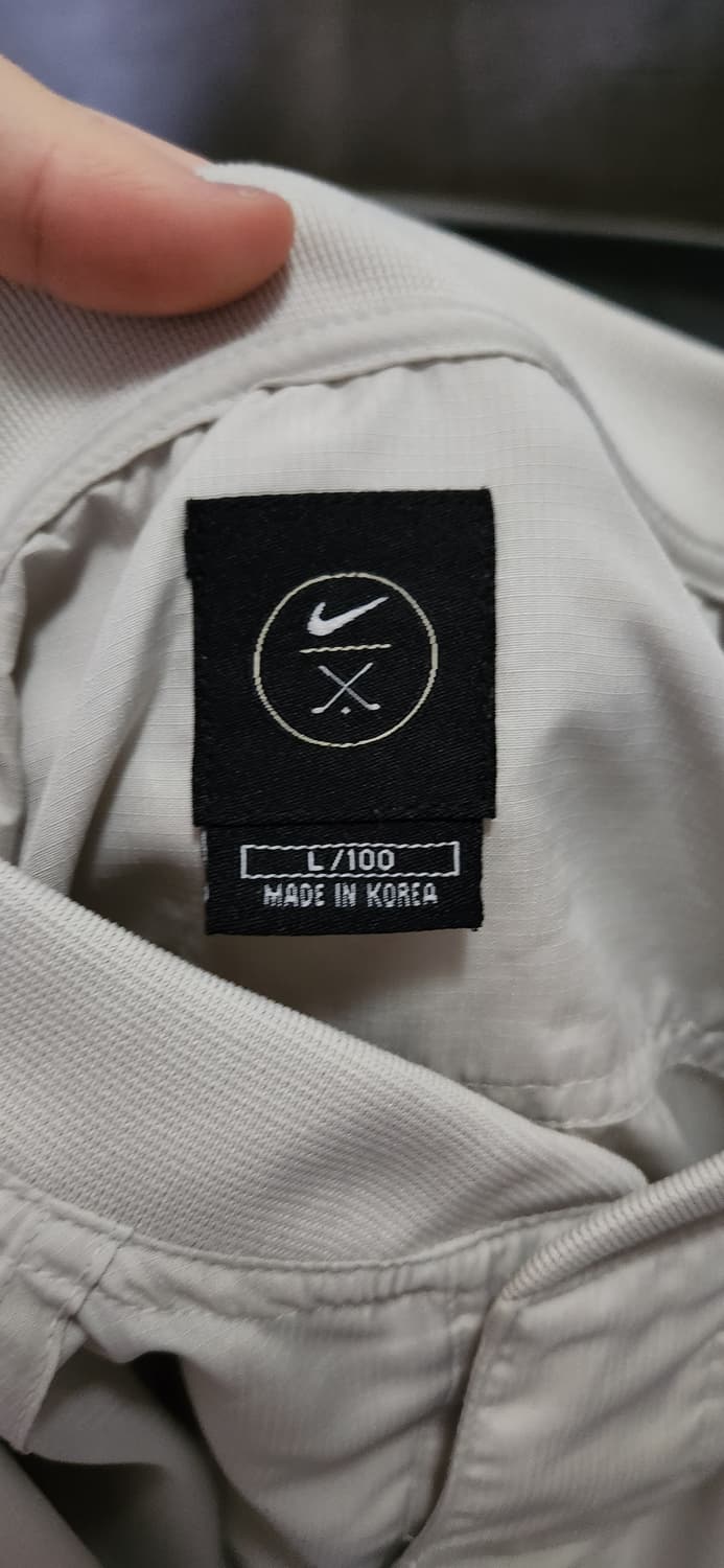 나이키x골프 베이지 바람막이 웜업 맨투맨 상품이미지6