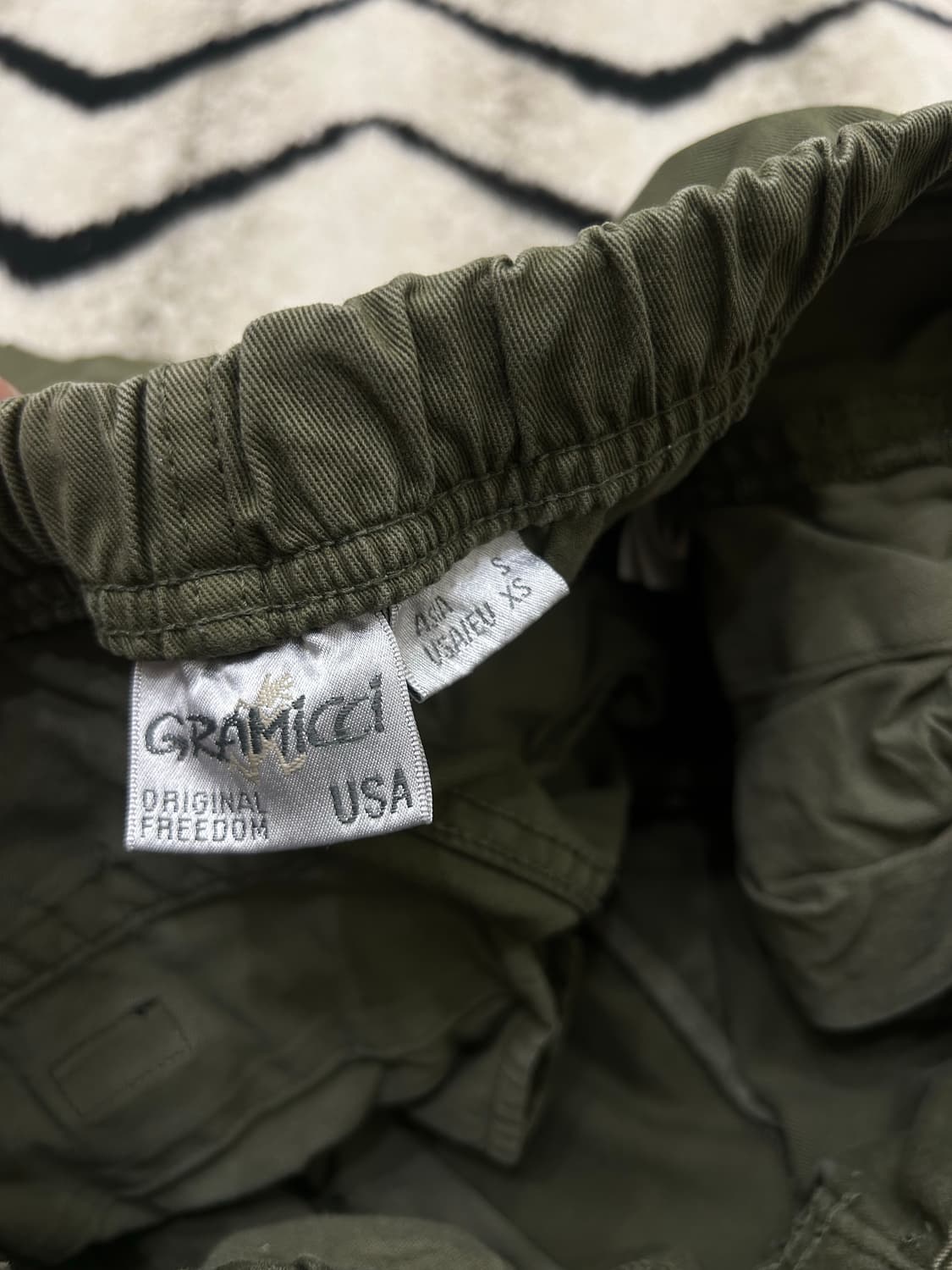 [S]그라미치 테이퍼드 코튼 팬츠/카키 상품이미지4