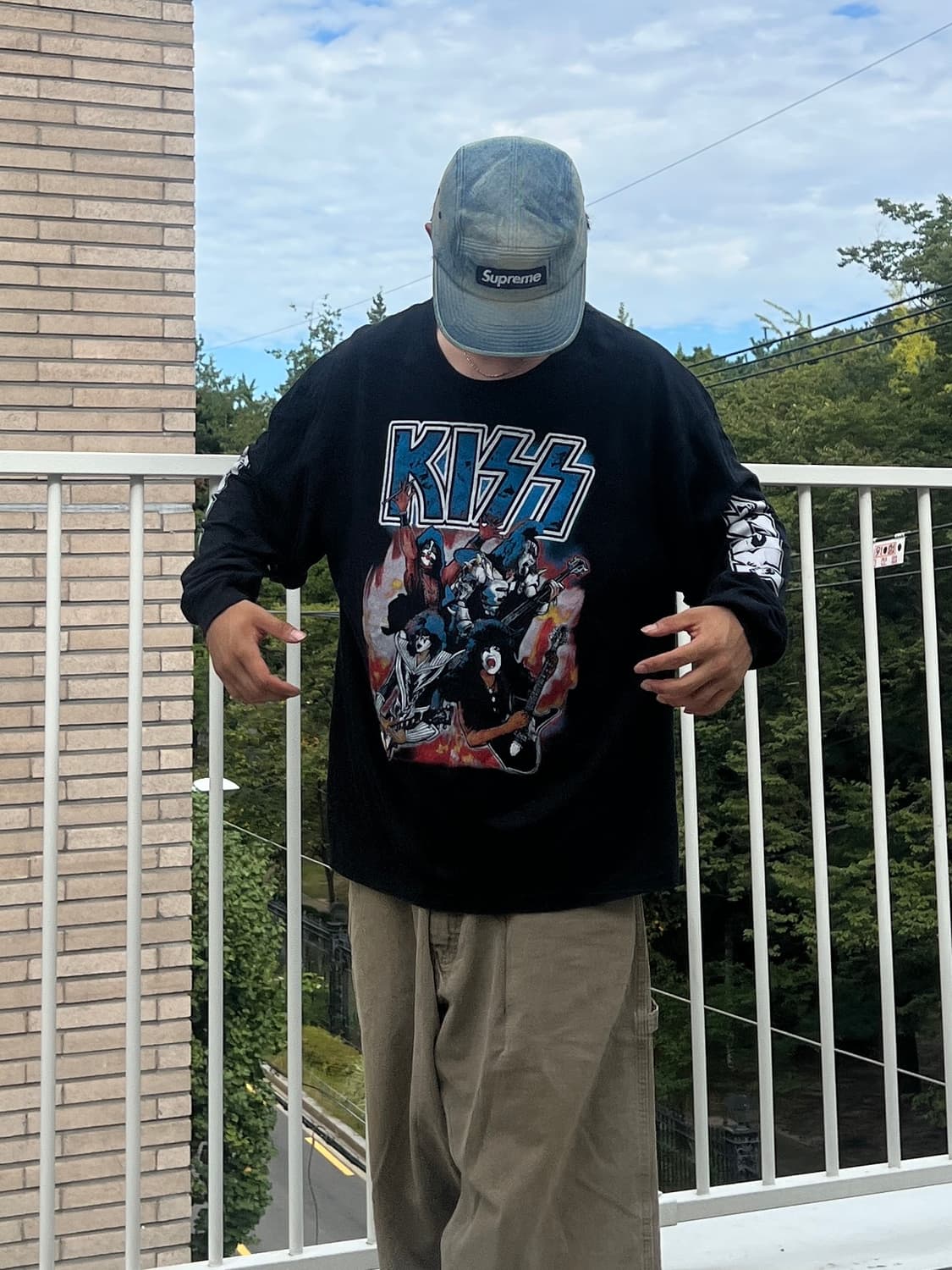 KISS 락 롱슬리브 상품이미지1