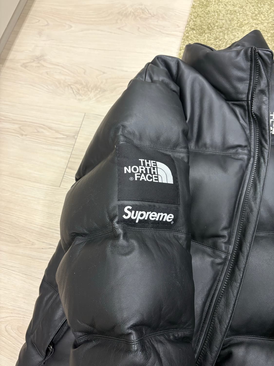 [M] 슈프림 노스페이스 레더 눕시 상품이미지7