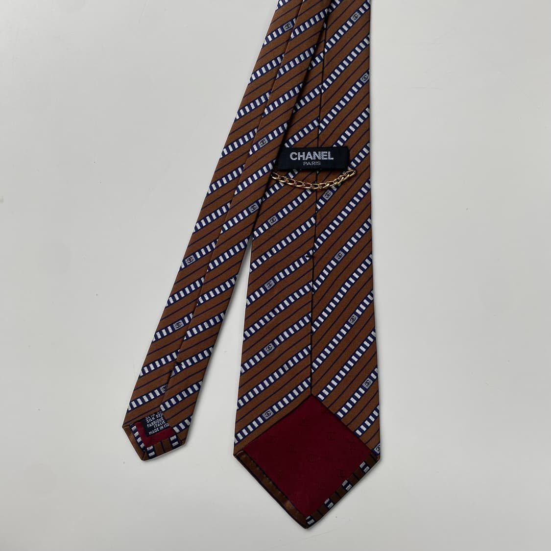 샤넬(CHANEL)모노그램 명품 정품 넥타이 상품이미지3