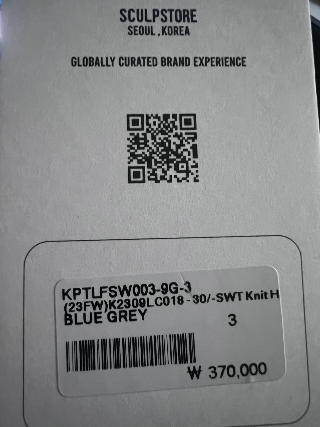 kapital sweater knit hoodie blue grey  상품이미지2