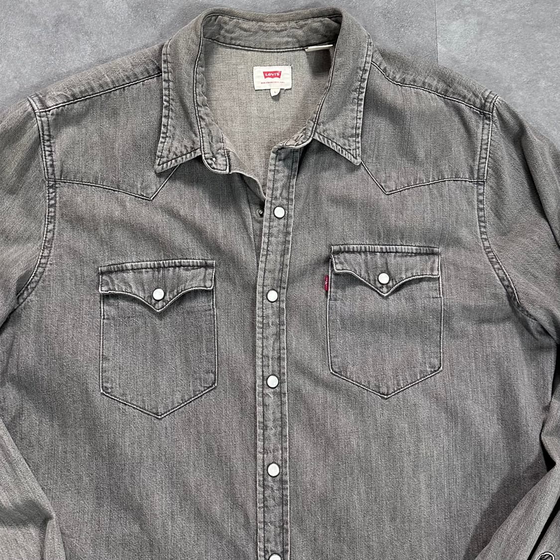 리바이스 흑청 웨스턴 셔츠 (va.108) 상품이미지2