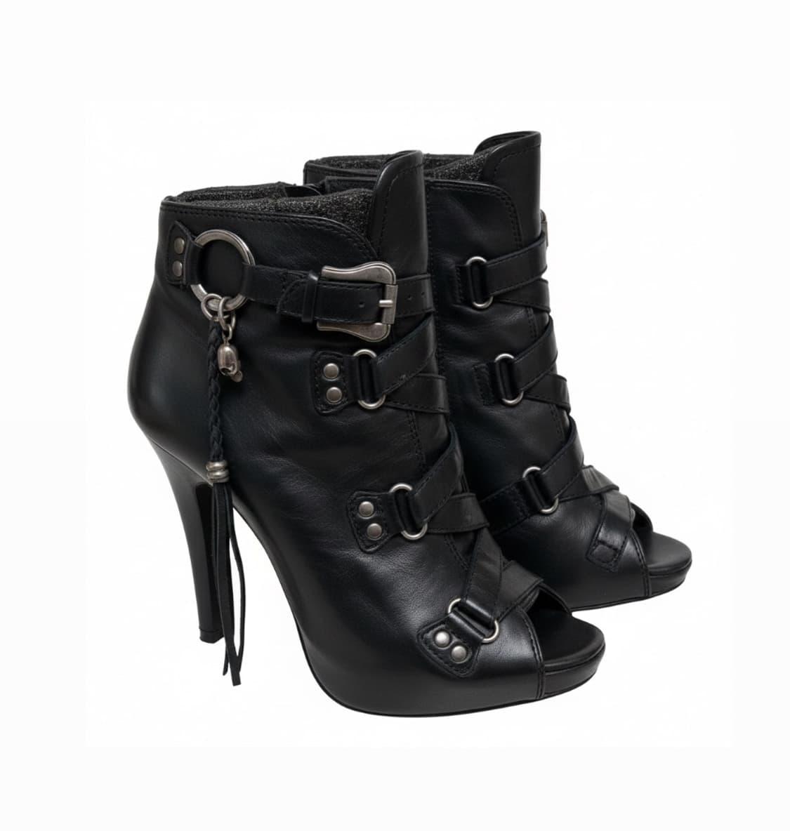 Ash 펑크 레더 힐 블랙 37 상품이미지1