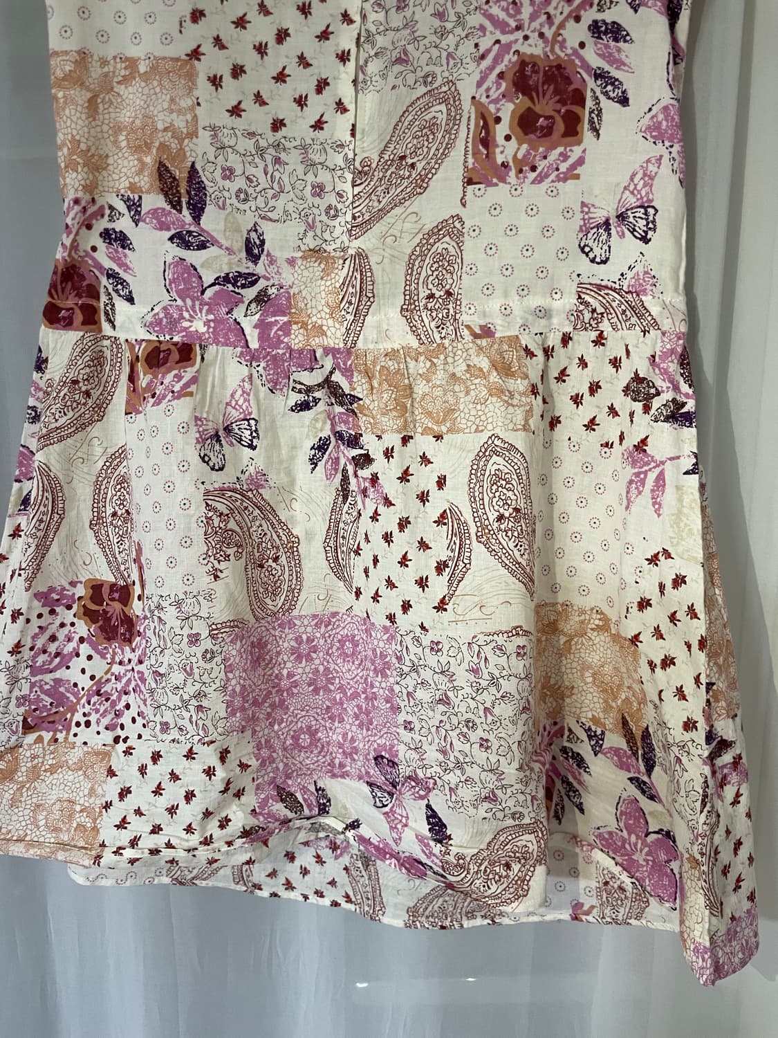 패치워크 원피스 상의 반팔 상품이미지8