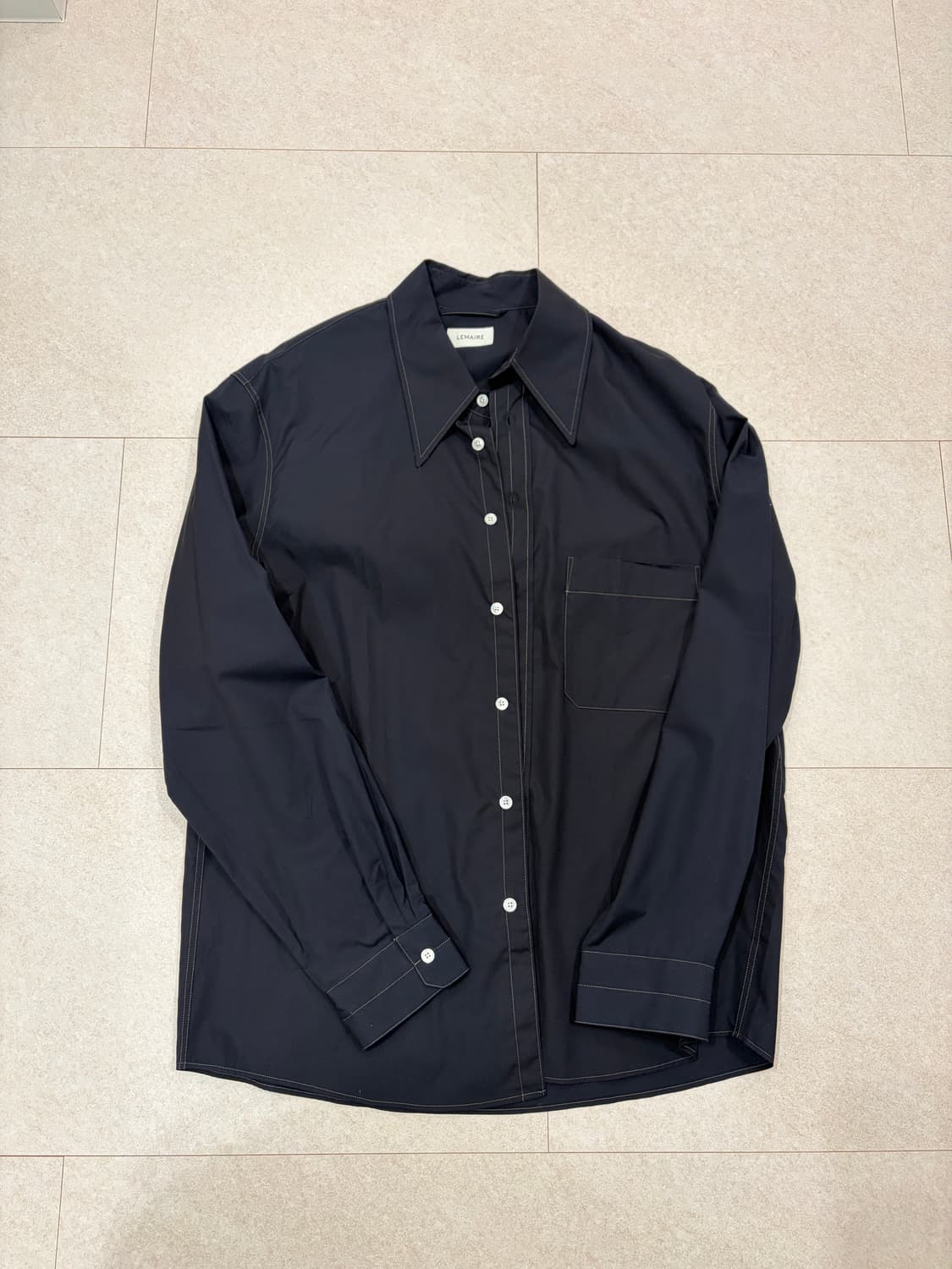 (새상품)르메르 빅카라 셔츠 50 상품이미지1