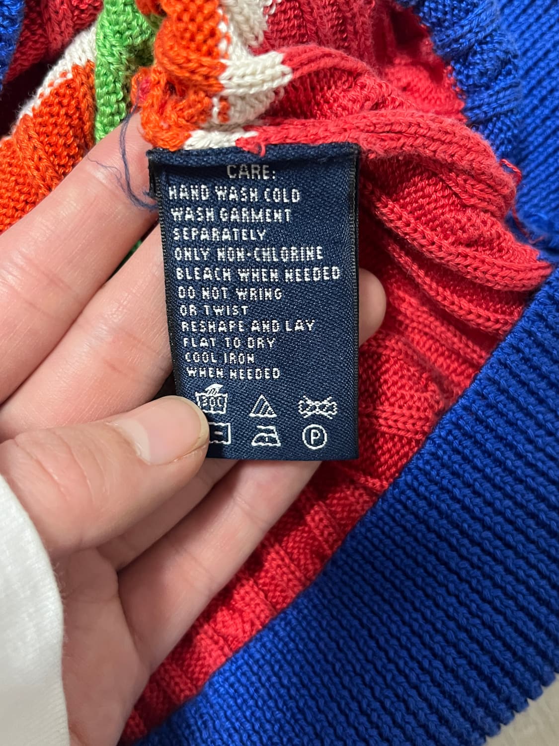 실크 100% 랄프로렌 골프 스트라이프 니트 M 상품이미지6