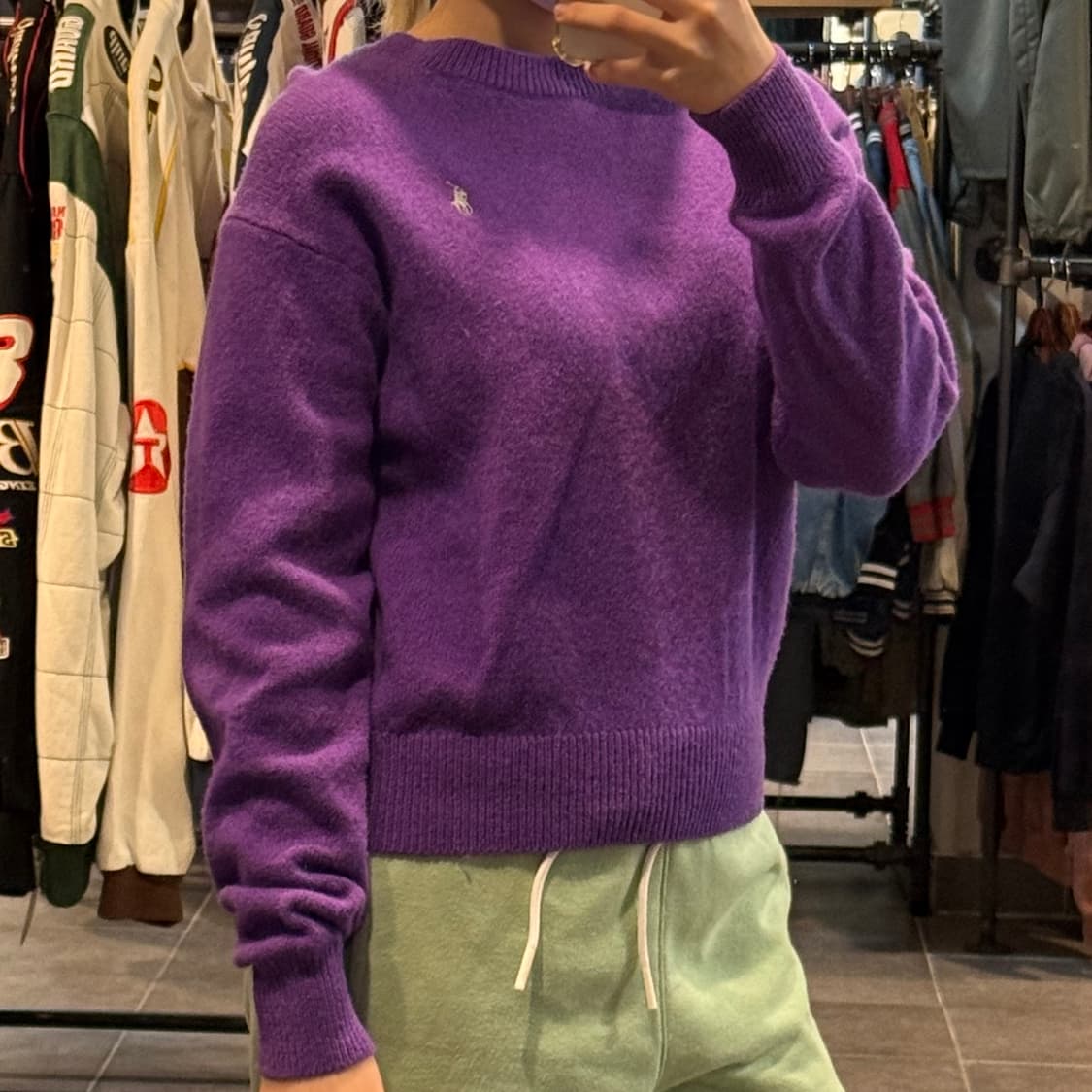 [NO.9] 폴로 퍼플 스웨터 상품이미지3