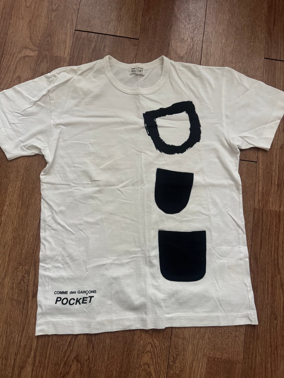 꼼데가르송 CDG 포켓 하프 티셔츠 팝니자 상품이미지1