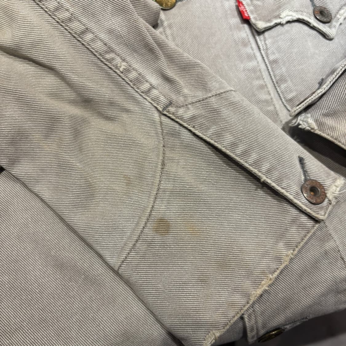 리바이스 정품 아이보리 데님 청 자켓 상품이미지10