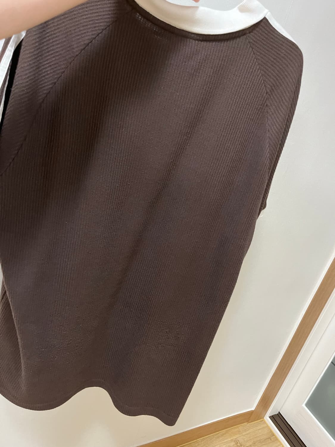 아디다스 와플 카라 폴로 반팔 브라운 xl 상품이미지3