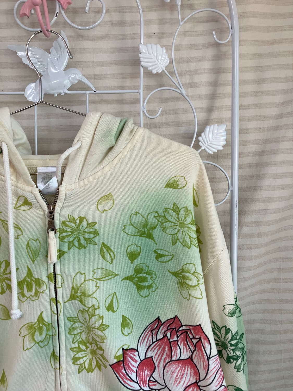 빈티지 에드하디 크림 레터링 레더 자켓 y2k 스트릿 갸루 펑키 일본빈티 상품이미지5