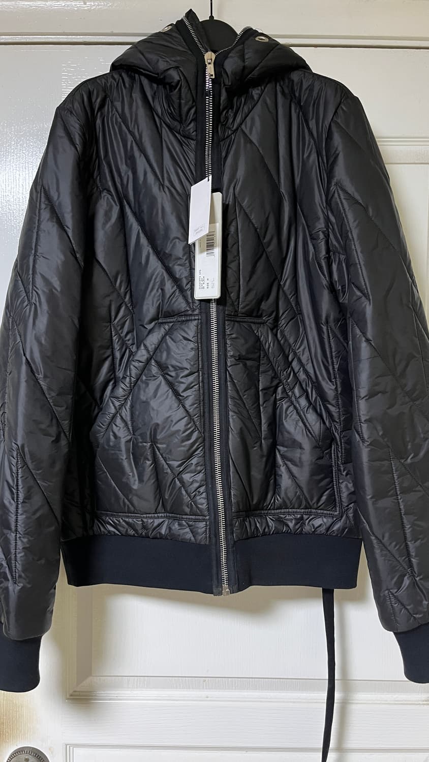 릭오웬스 김프 퀄팅집업 m 상품이미지2