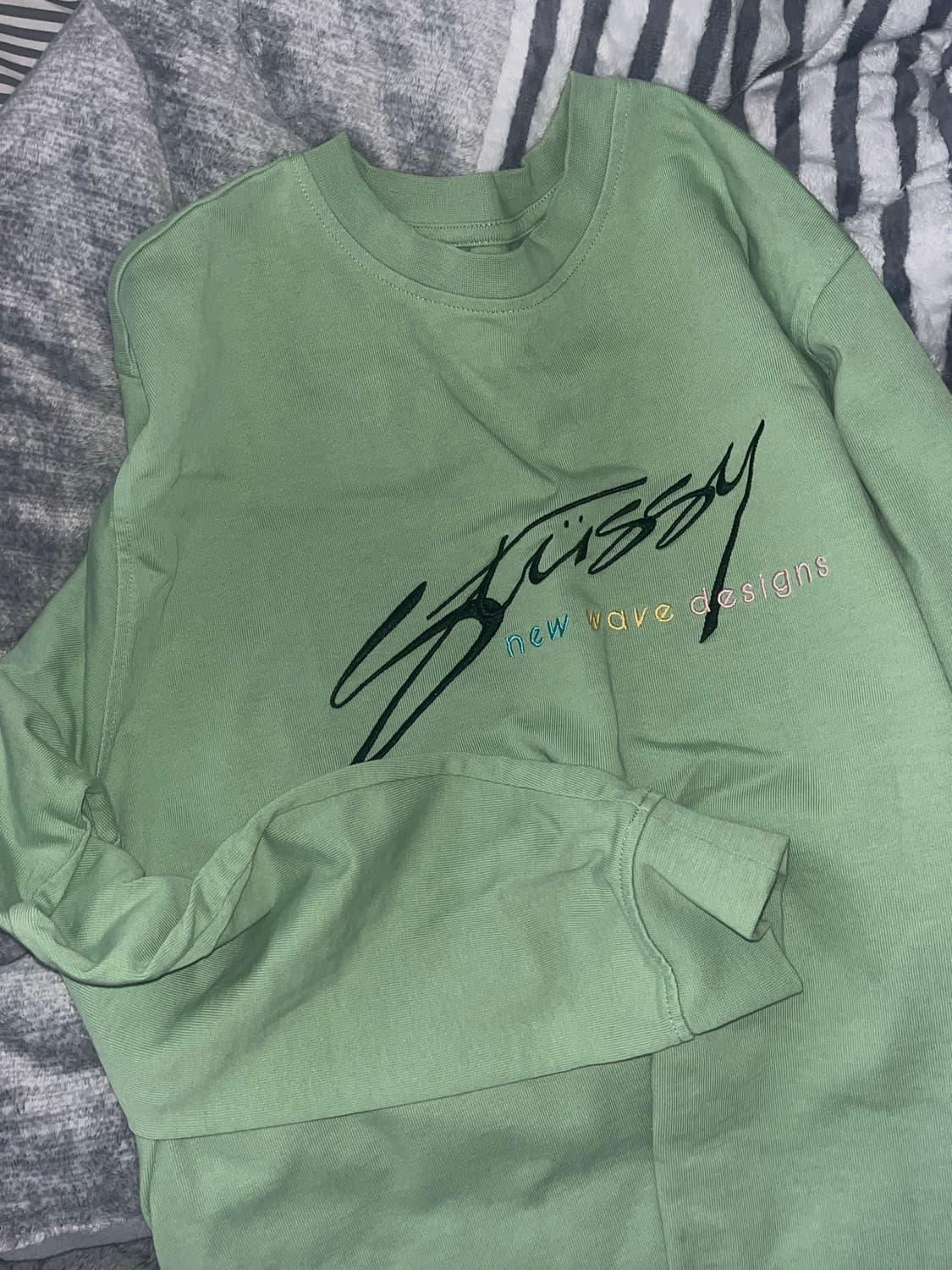 스투시 롱슬리브 민트 상품이미지1