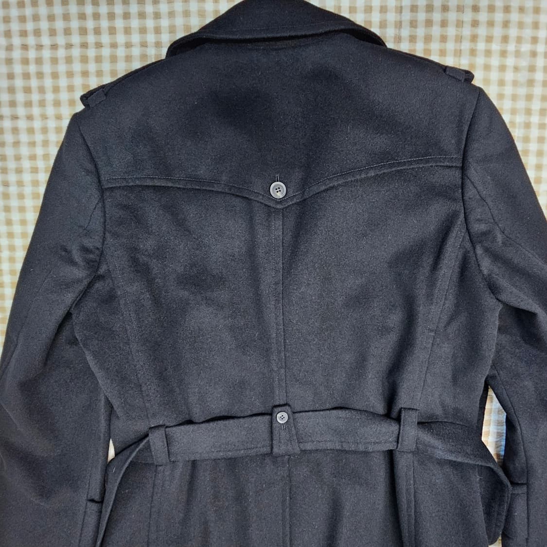 바쏘 울 캐시미어 하프코트 남자100 상품이미지10