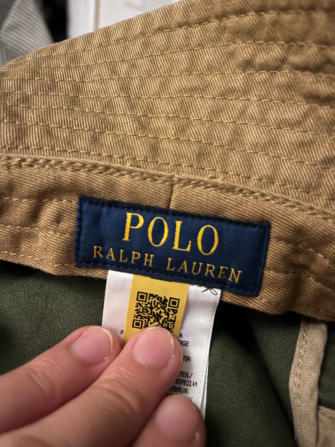 폴로 베어 버킷햇 카키색 상품이미지3