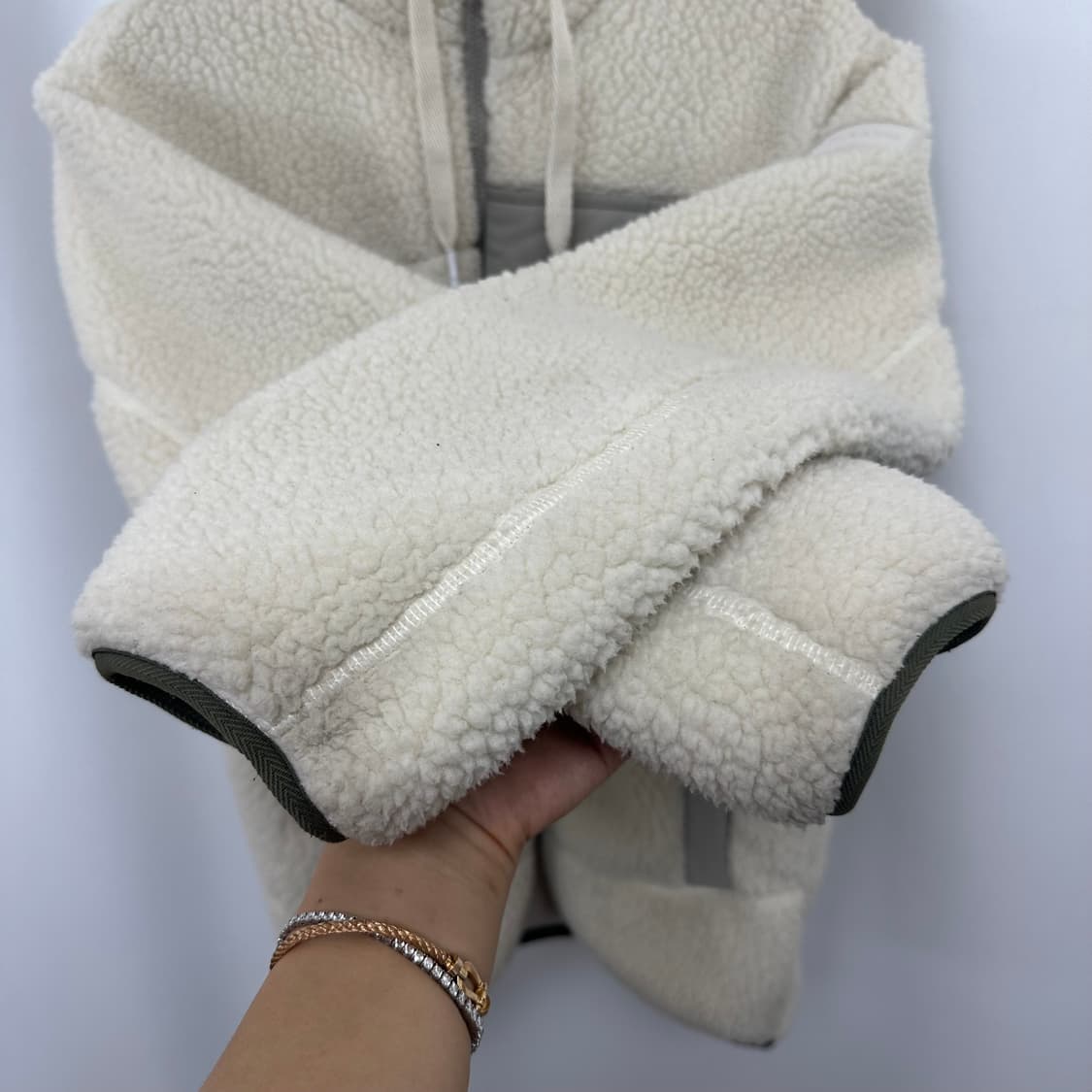   블랙야크 남자 뽀글이 기모 후드자켓 100 상품이미지4