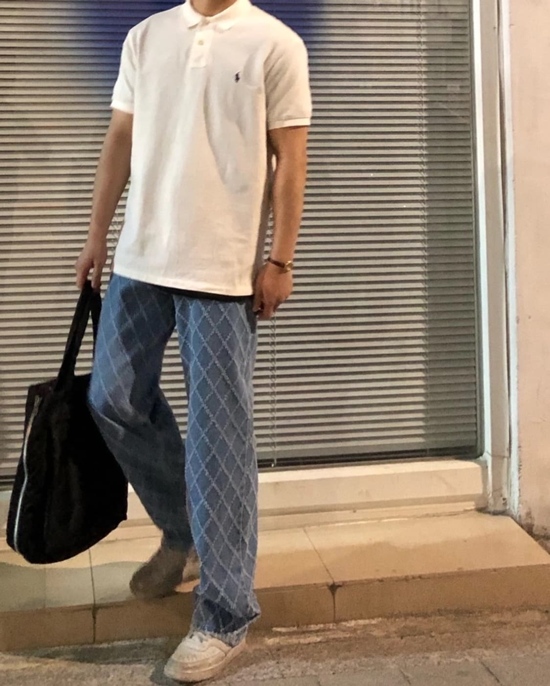 폴로 정품 반팔 pk티 큐알 커스텀슬림 상품이미지2