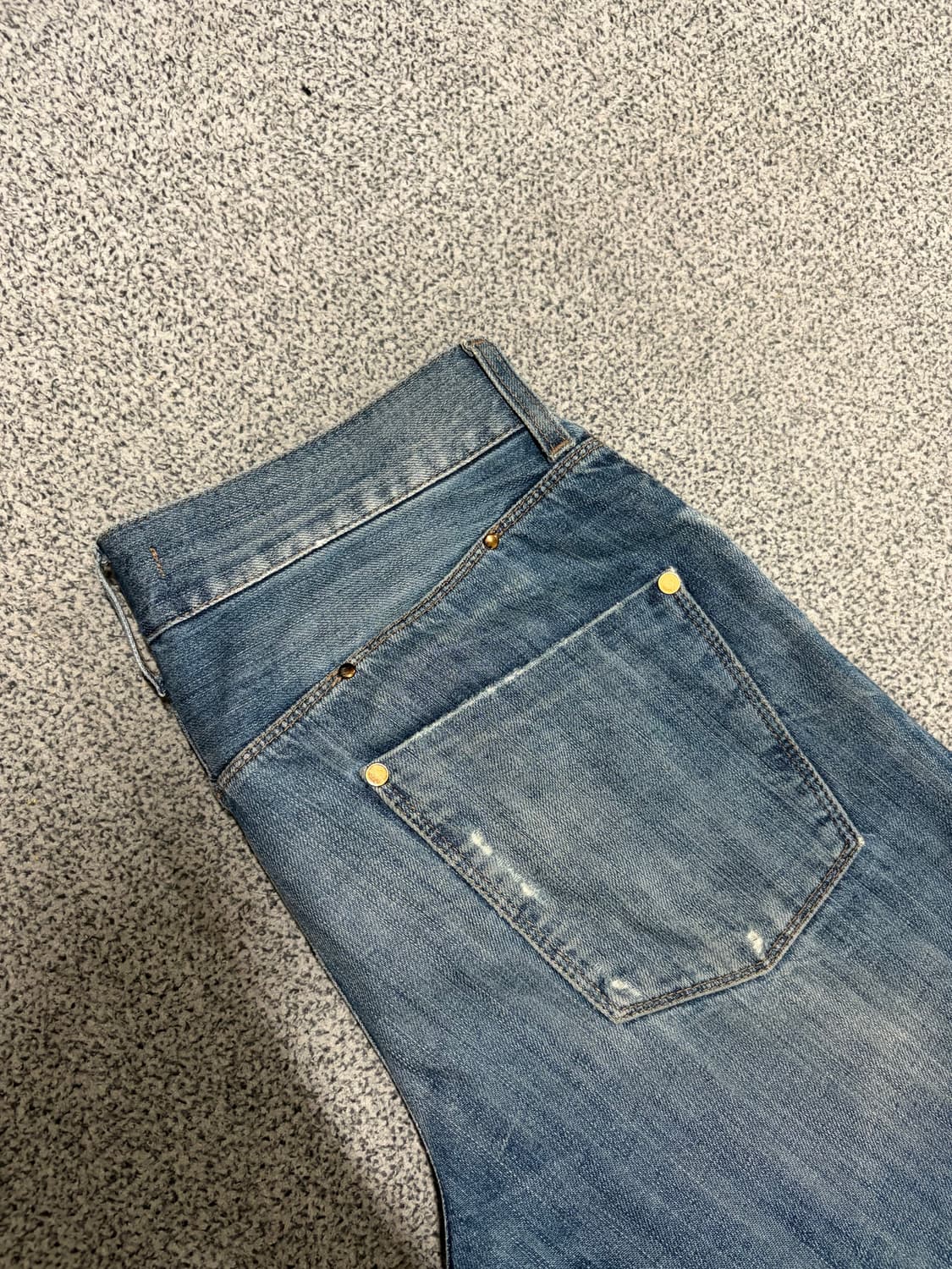 (할인가 16만) 돌체앤가바나 아카이브 금장 버클 빈티지 데님 상품이미지5