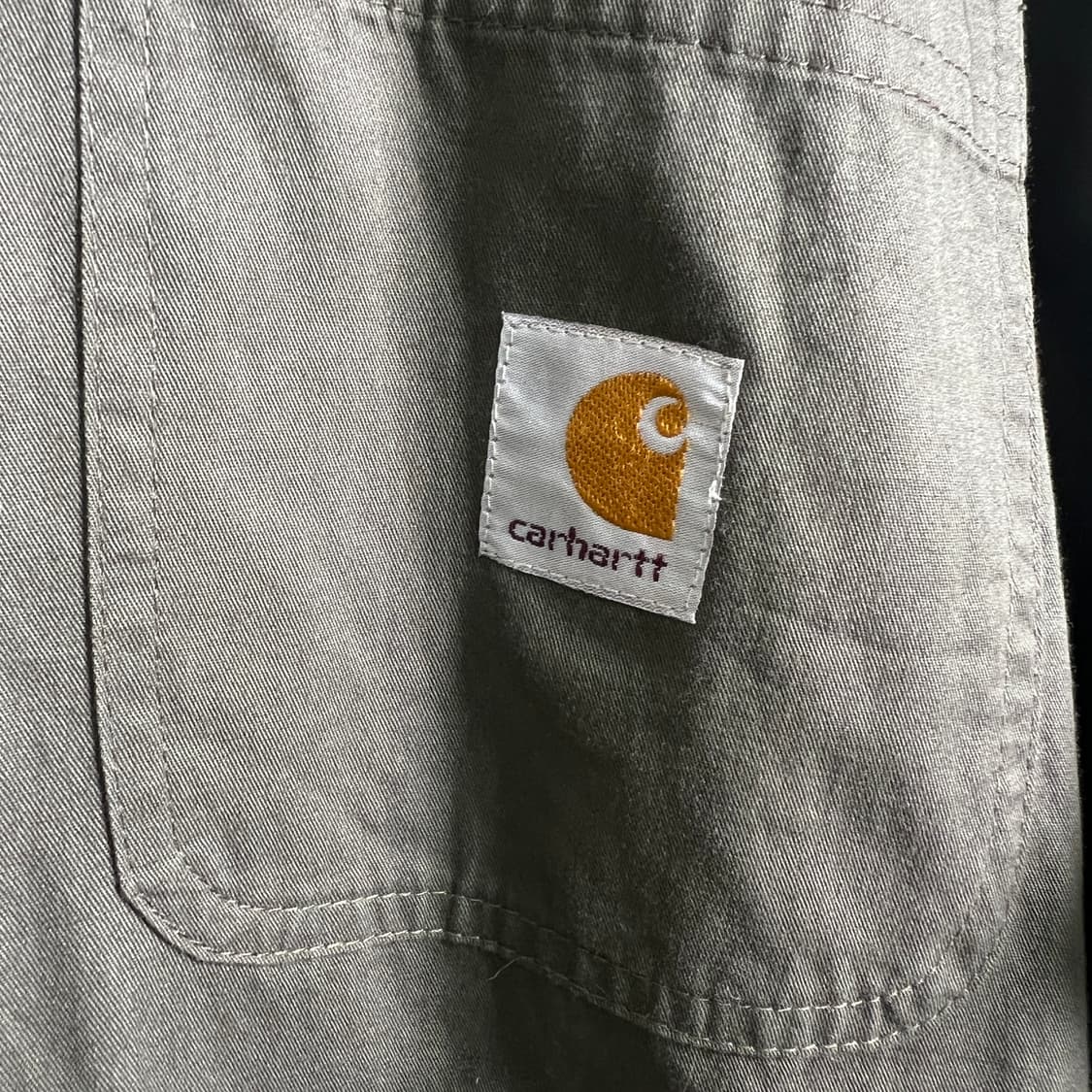 Carhartt 칼하트 카키 반팔 워크 셔츠 XL 상품이미지8