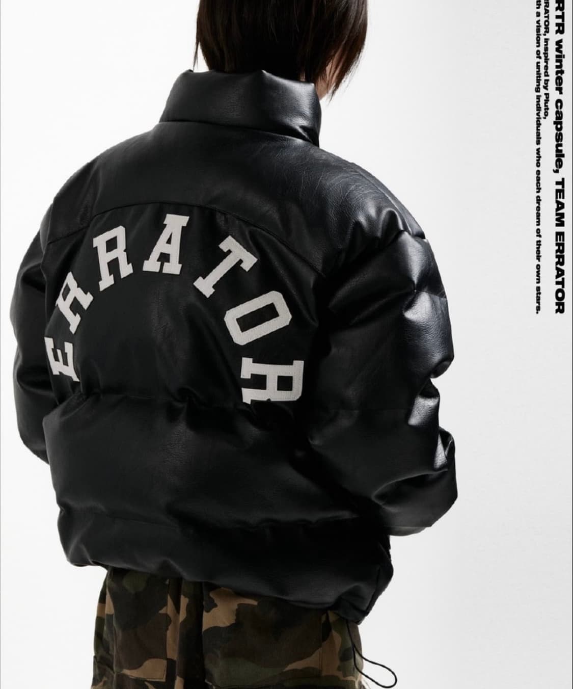 ERTR Puffer Jacket 패딩 이알티알 레더 패딩 상품이미지3