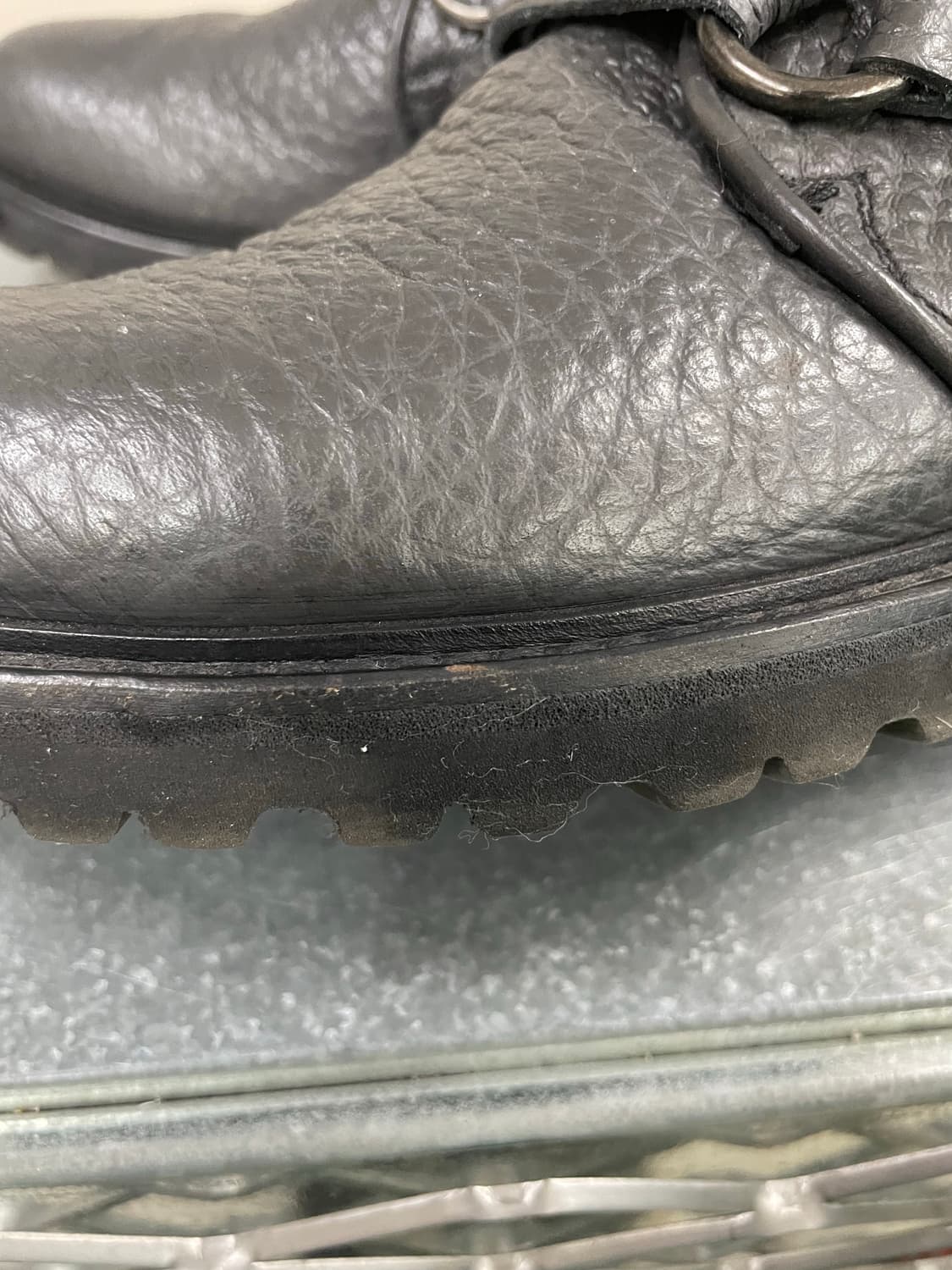 엠포리오 아르마니 레더 부츠 6.5 상품이미지9