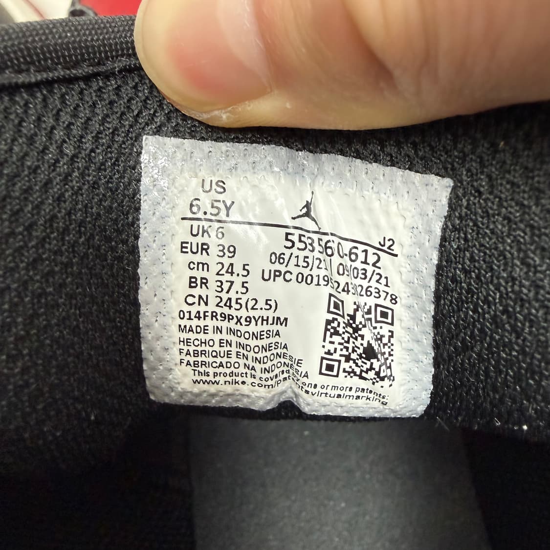 (245) GS 조던 1 로우 브레드 토 상품이미지6