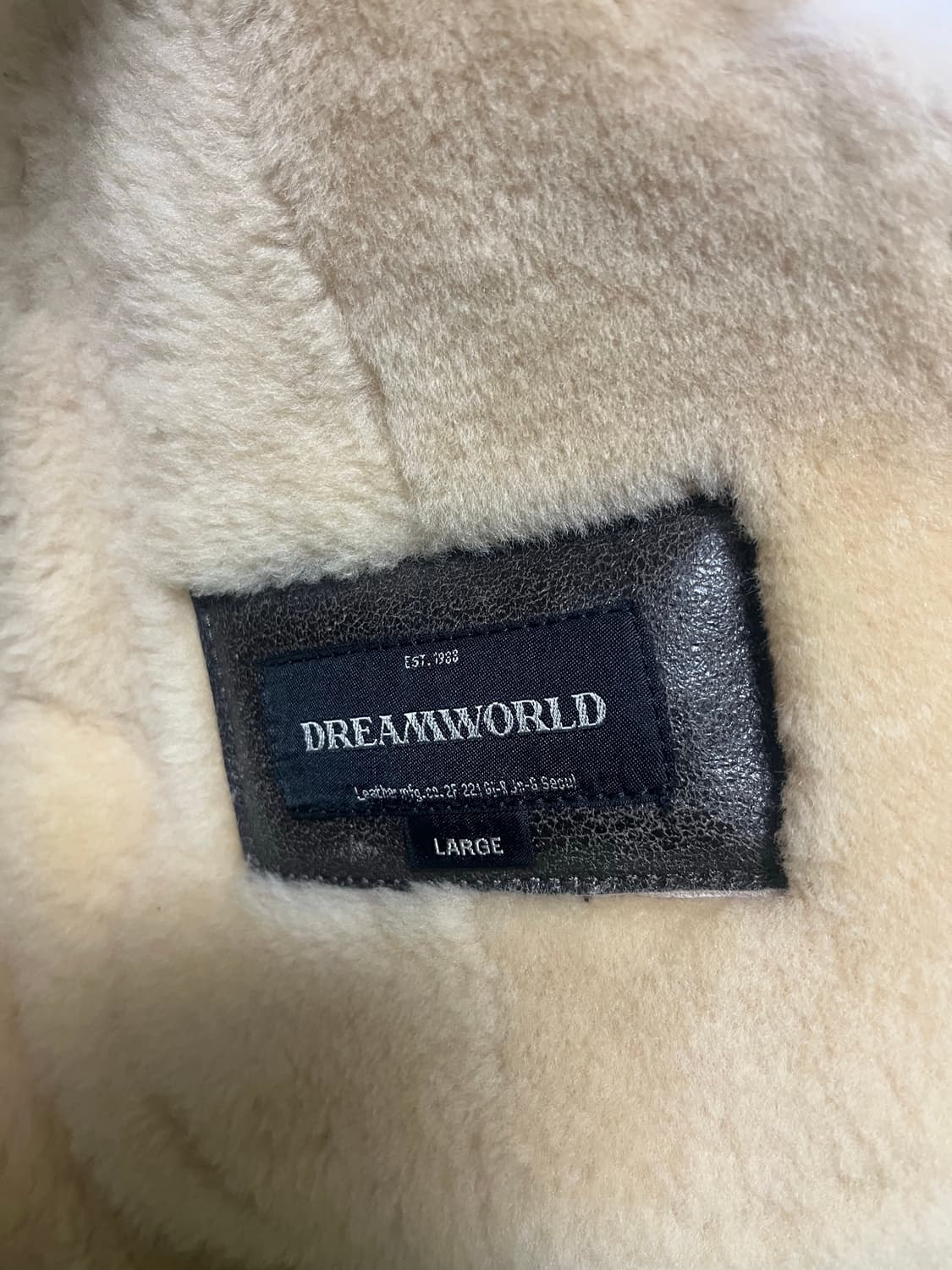 [100~105] B-3 폭격기 무스탕 무통 자켓 리얼레더 양가죽 상품이미지2