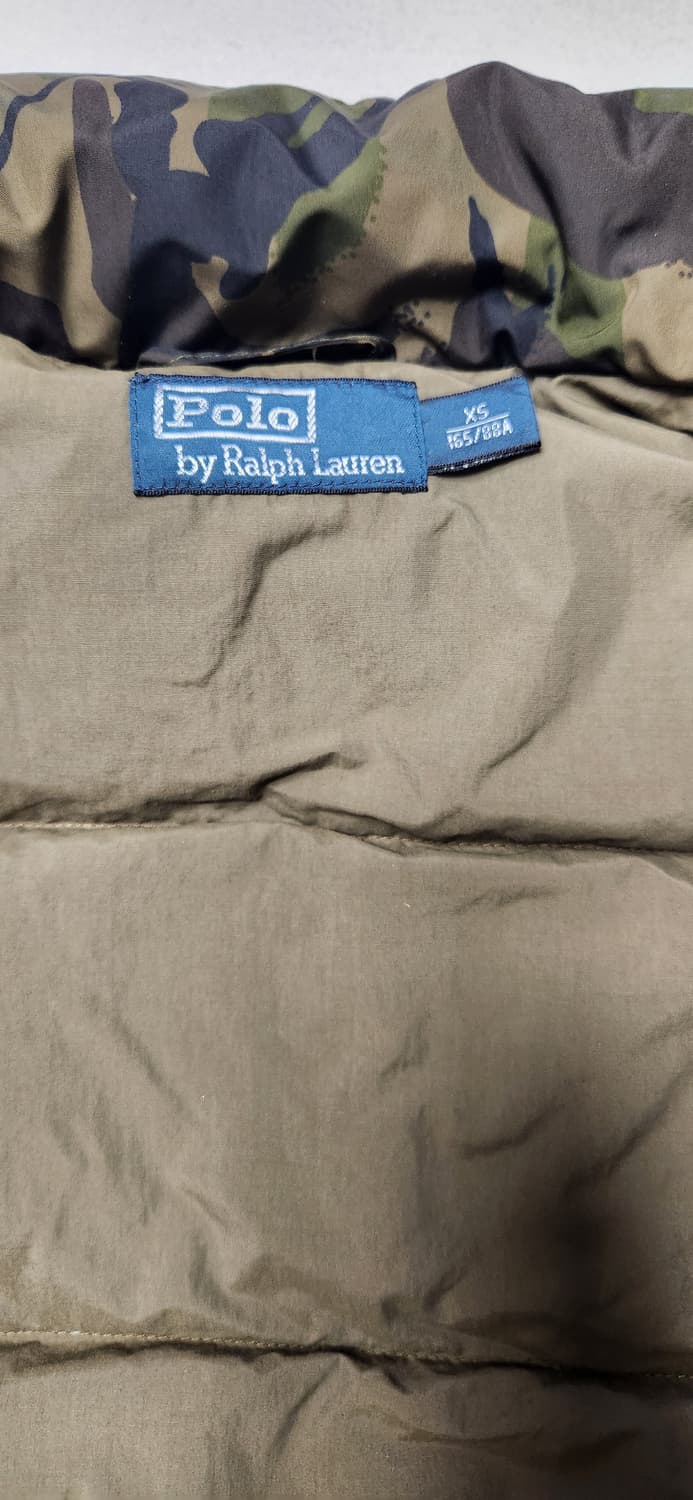 폴로 타이거카모 패딩 베스트 xs 상품이미지4