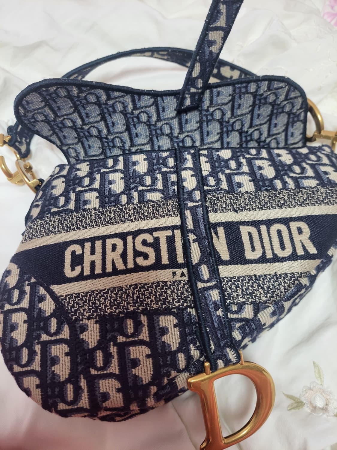 정품)급처최저가미사용새상품!디올 오블리크자카드새들백 미듐 토트백가방선물용 상품이미지4