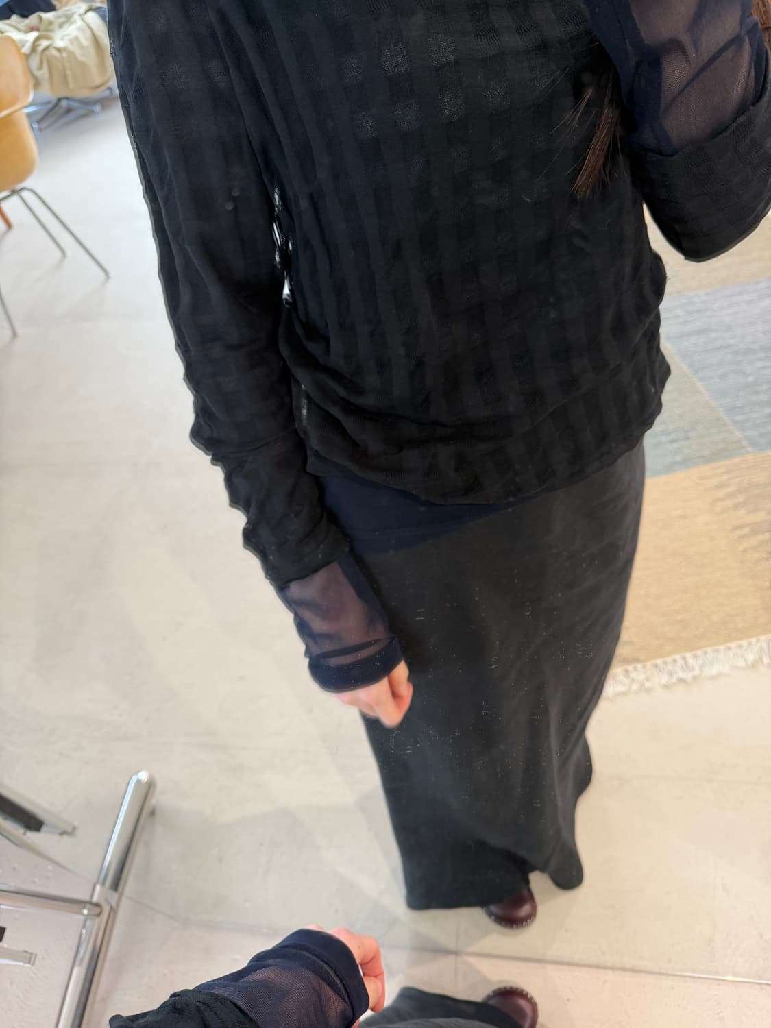 Y’s  Mesh Long Sleeve Top 상품이미지3