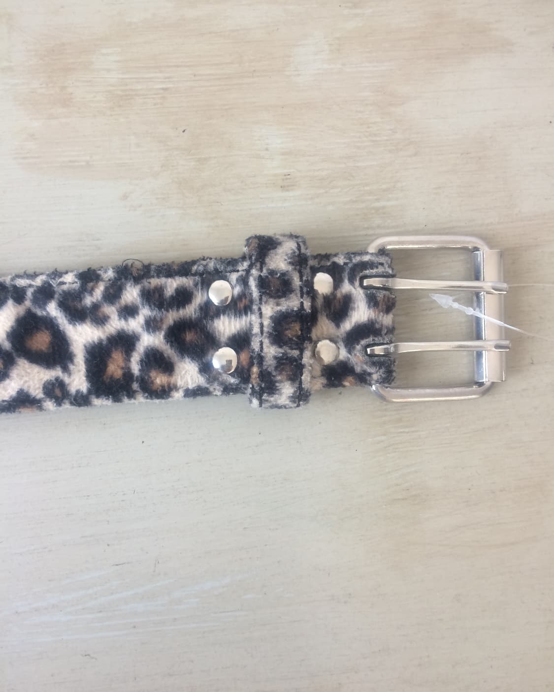 leopard fake fur belt 상품이미지3