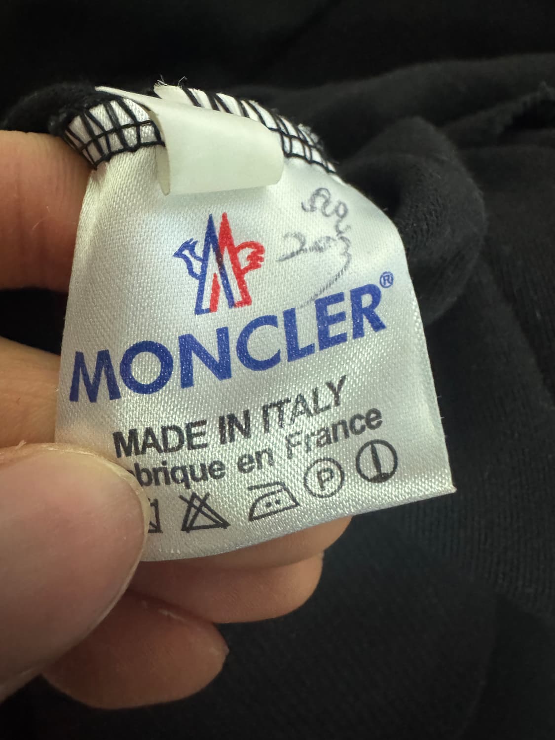 몽클레어 리메이크 커스텀 패치 후드집업 M 블랙 상품이미지4