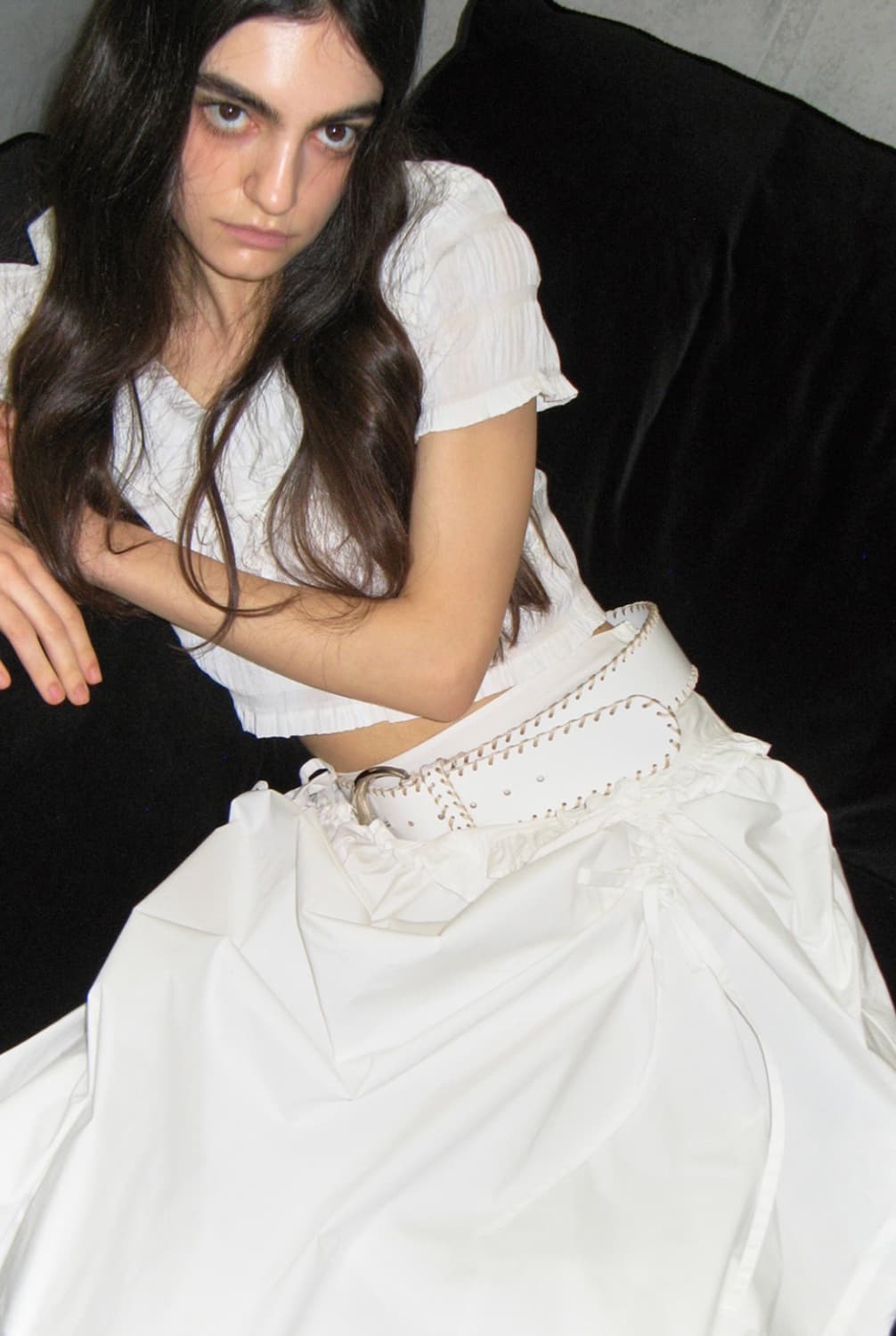 밀로 우먼 벌룬 셔링 맥시 스커트 상품이미지8