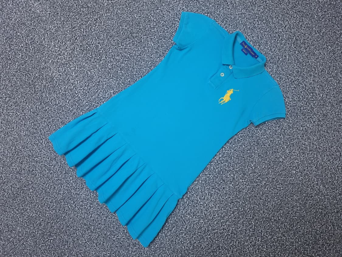 [무료배송][130-140]폴로 키즈 피케 원피스 상품이미지3