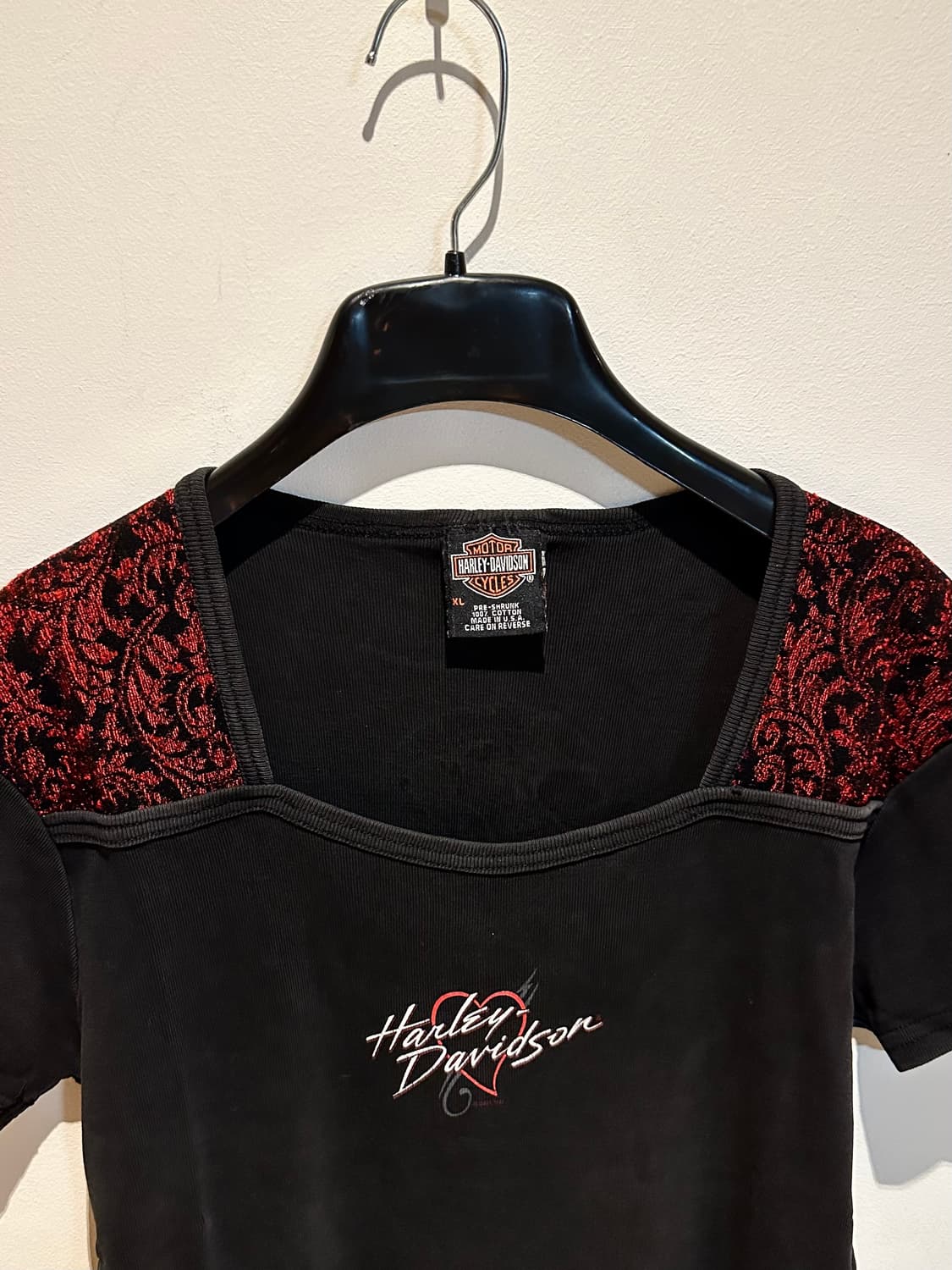 Floral Square Neck T Shirt 상품이미지2