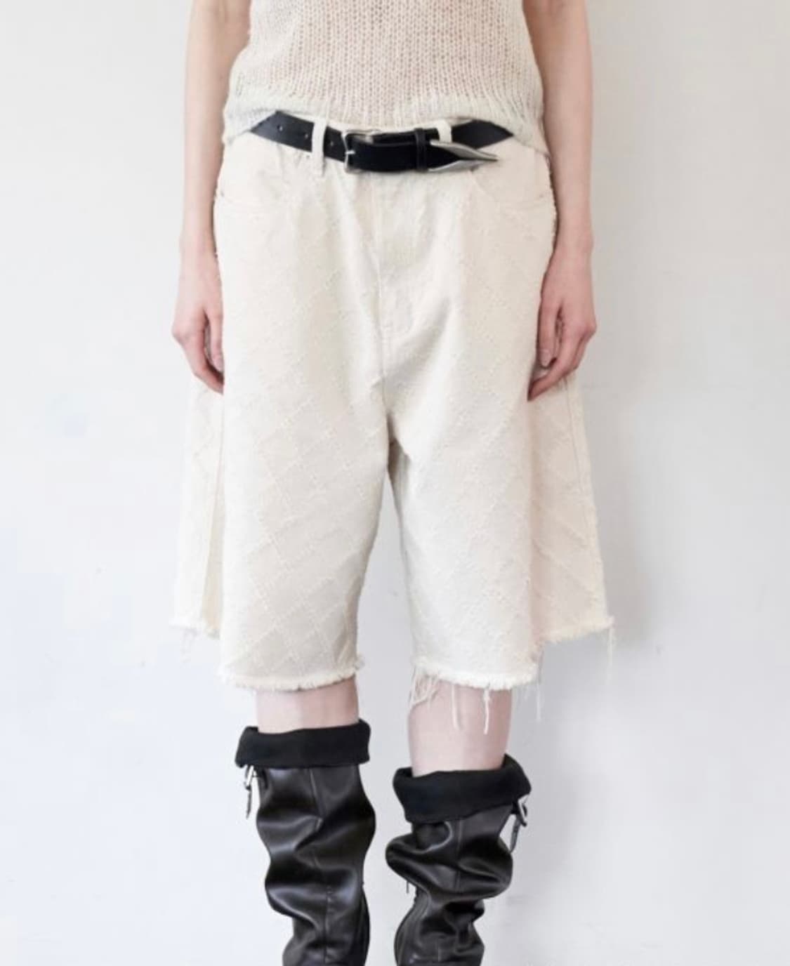 락케이크 Diamond Punching Bermuda Pants 상품이미지3