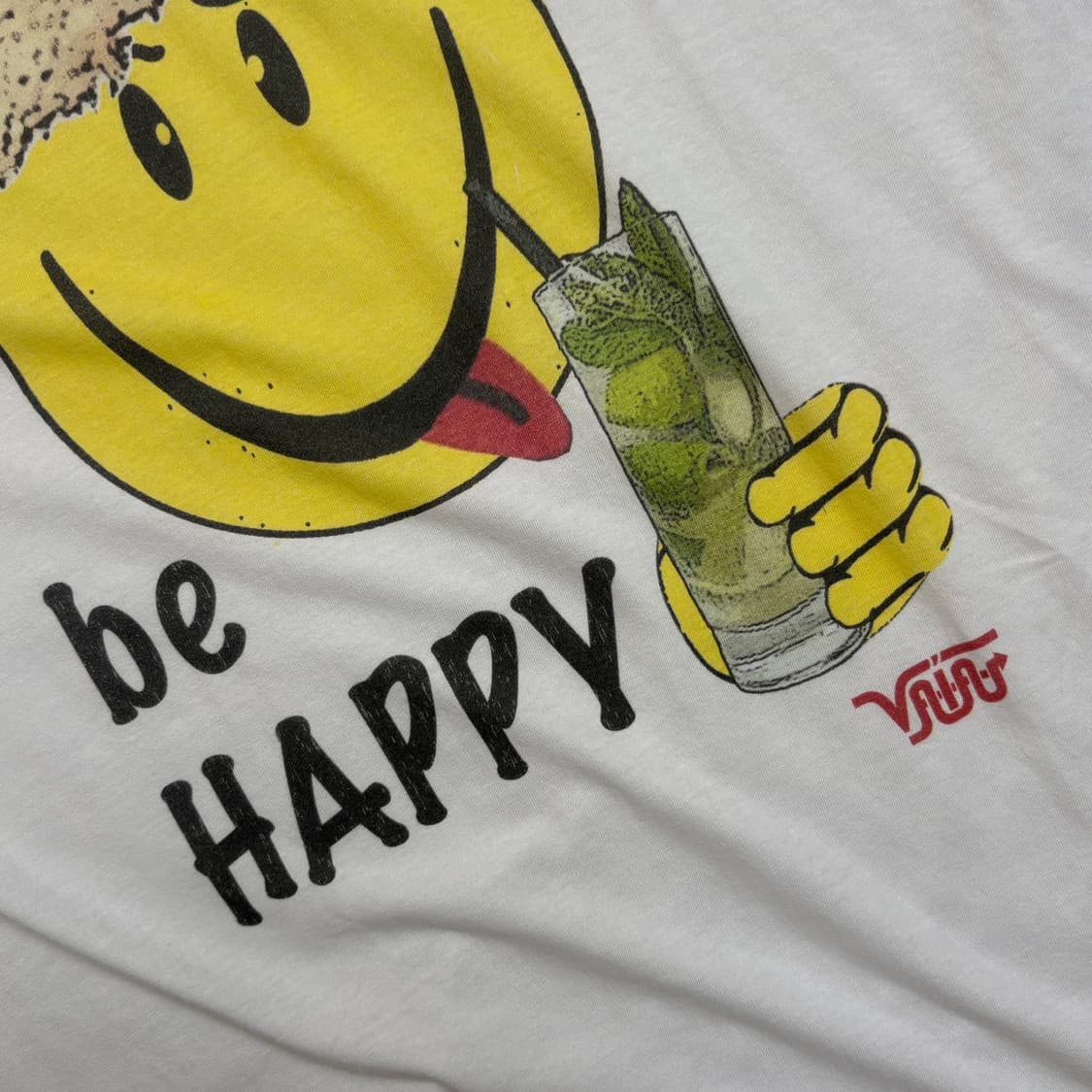 [M] VAIA BE HAPPY T-shirt (dead-stock) 상품이미지4