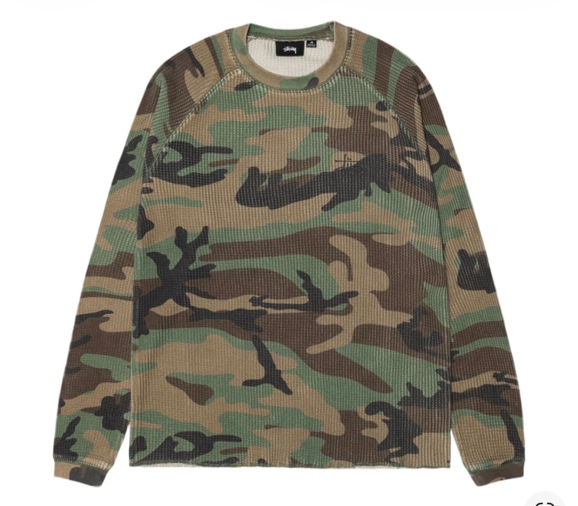 [L] 스투시 베이직 써멀 우드랜드 카모 상품이미지1
